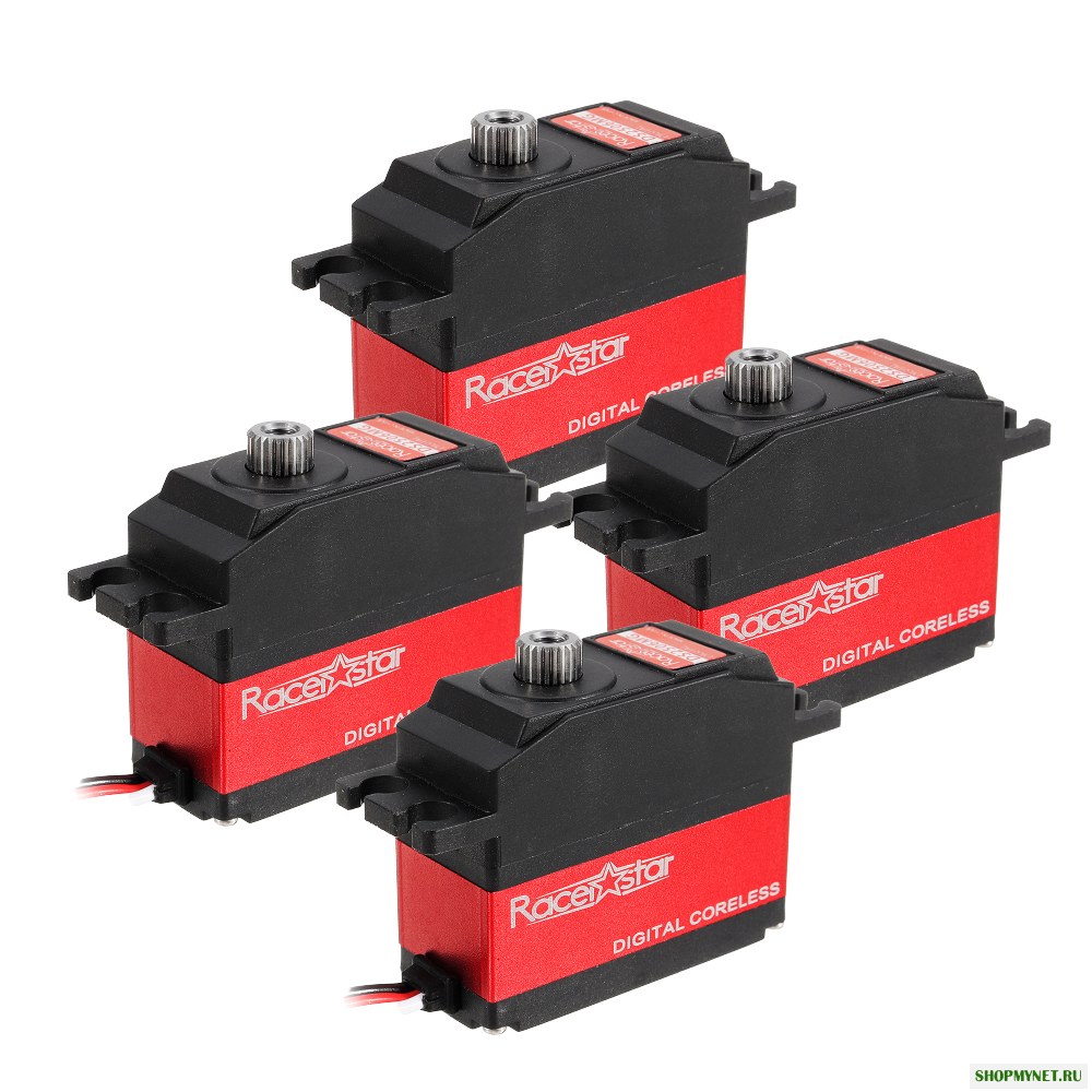 4шт Racerstar DS2506MG 120 ° 6,6 кг без сердечника цифровой Сервопривод для 550 RC Вертолет Swashplate RC Самолет